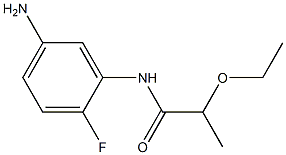 N-(5-amino-2-fluorophenyl)-2-ethoxypropanamide Struktur