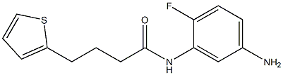 N-(5-amino-2-fluorophenyl)-4-(thiophen-2-yl)butanamide Struktur