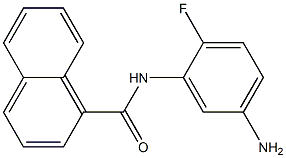 N-(5-amino-2-fluorophenyl)naphthalene-1-carboxamide Struktur