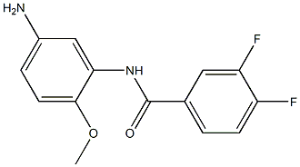 N-(5-amino-2-methoxyphenyl)-3,4-difluorobenzamide Struktur