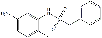 N-(5-amino-2-methylphenyl)-1-phenylmethanesulfonamide Struktur