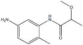 N-(5-amino-2-methylphenyl)-2-methoxypropanamide Struktur