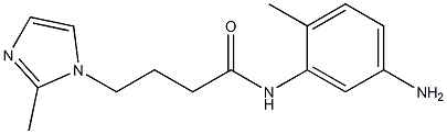 N-(5-amino-2-methylphenyl)-4-(2-methyl-1H-imidazol-1-yl)butanamide Struktur