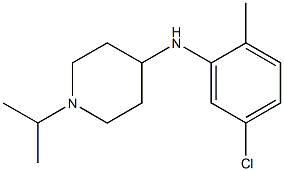 N-(5-chloro-2-methylphenyl)-1-(propan-2-yl)piperidin-4-amine Struktur