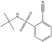 N-(tert-butyl)-2-cyanobenzenesulfonamide Struktur