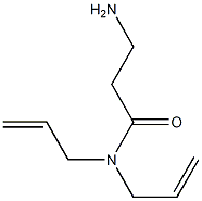 N,N-diallyl-3-aminopropanamide Struktur