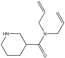 N,N-diallylpiperidine-3-carboxamide Struktur