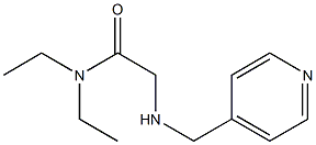 N,N-diethyl-2-[(pyridin-4-ylmethyl)amino]acetamide Struktur