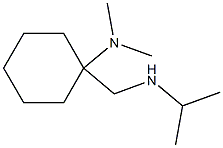 N,N-dimethyl-1-[(propan-2-ylamino)methyl]cyclohexan-1-amine Struktur