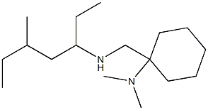 N,N-dimethyl-1-{[(5-methylheptan-3-yl)amino]methyl}cyclohexan-1-amine Struktur