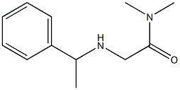 N,N-dimethyl-2-[(1-phenylethyl)amino]acetamide Struktur