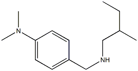 N,N-dimethyl-4-{[(2-methylbutyl)amino]methyl}aniline Struktur