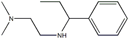 N,N-dimethyl-N'-(1-phenylpropyl)ethane-1,2-diamine Struktur