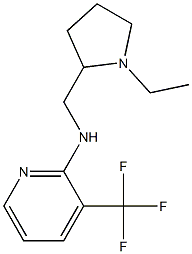 N-[(1-ethylpyrrolidin-2-yl)methyl]-3-(trifluoromethyl)pyridin-2-amine Struktur