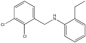 N-[(2,3-dichlorophenyl)methyl]-2-ethylaniline Struktur