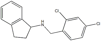 N-[(2,4-dichlorophenyl)methyl]-2,3-dihydro-1H-inden-1-amine Struktur