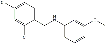 N-[(2,4-dichlorophenyl)methyl]-3-methoxyaniline Struktur