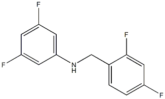 N-[(2,4-difluorophenyl)methyl]-3,5-difluoroaniline Struktur