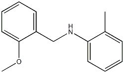 N-[(2-methoxyphenyl)methyl]-2-methylaniline Struktur