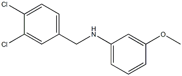 N-[(3,4-dichlorophenyl)methyl]-3-methoxyaniline Struktur