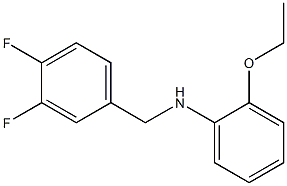 N-[(3,4-difluorophenyl)methyl]-2-ethoxyaniline Struktur