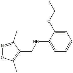 N-[(3,5-dimethyl-1,2-oxazol-4-yl)methyl]-2-ethoxyaniline Struktur