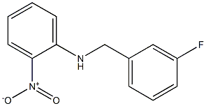 N-[(3-fluorophenyl)methyl]-2-nitroaniline Struktur