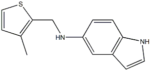 N-[(3-methylthiophen-2-yl)methyl]-1H-indol-5-amine Struktur