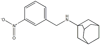 N-[(3-nitrophenyl)methyl]adamantan-1-amine Struktur