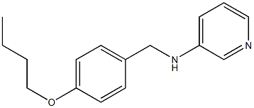 N-[(4-butoxyphenyl)methyl]pyridin-3-amine Struktur