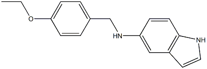 N-[(4-ethoxyphenyl)methyl]-1H-indol-5-amine Struktur