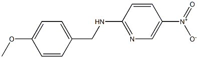 N-[(4-methoxyphenyl)methyl]-5-nitropyridin-2-amine Struktur