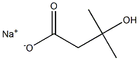 BETA-METHYL-BETA-HYDROXY SODIUM BUTYRATE Struktur