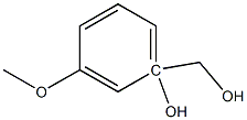 1-Hydroxy-3-methoxybenzyl alcohol Struktur