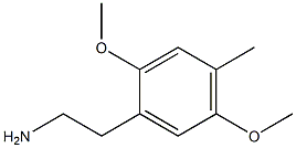 2,5-dimethoxy-4-methylphenylethylamine Struktur