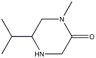 5-isopropyl-1-methylpiperazin-2-one Struktur