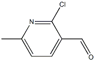 2-Chloro-3-formyl-6-methylpyridine Struktur