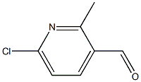 6-Chloro-3-formyl-2-methylpyridine Struktur