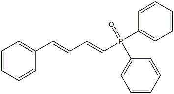 diphenyl(4-phenyl-1,3-butadienyl)phosphine oxide Struktur