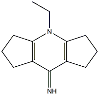 4-ethyl-2,3,4,5,6,7-hexahydrodicyclopenta[b,e]pyridin-8(1H)-imine Struktur