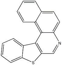 benzo[f][1]benzothieno[2,3-c]quinoline Struktur