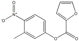 4-nitro-3-methylphenyl 2-furoate Struktur