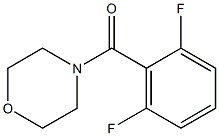 4-(2,6-difluorobenzoyl)morpholine Struktur