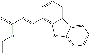 ethyl 3-dibenzo[b,d]thien-4-ylacrylate Struktur