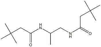 N-{2-[(3,3-dimethylbutanoyl)amino]-1-methylethyl}-3,3-dimethylbutanamide Struktur