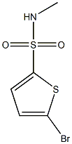 5-bromo-N-methyl-2-thiophenesulfonamide Struktur