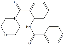 N-[2-(4-morpholinylcarbonyl)phenyl]benzamide Struktur