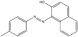 1-[(4-methylphenyl)diazenyl]-2-naphthol Struktur