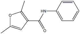 2,5-dimethyl-N-phenyl-3-furamide Struktur