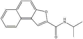 N-(1-methylethyl)naphtho[2,1-b]furan-2-carboxamide Struktur